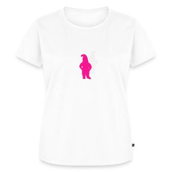 drôle de nains de jardin enfant d’été - T-shirt Premium bio Femme - blanc - Devant - AI Model Female 172 dark (172cm)