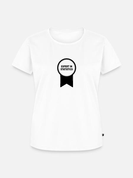 Expert in Statistics - Frauen Premium Bio T-Shirt - Weiß