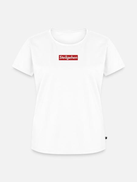 Steilgehen - Frauen Premium Bio T-Shirt - Weiß