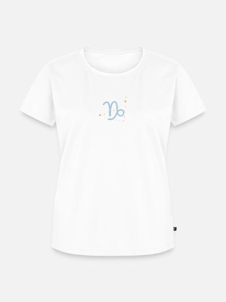 Sternzeichen Steinbock - Sternbild und Symbol - Frauen Premium Bio T-Shirt - Weiß