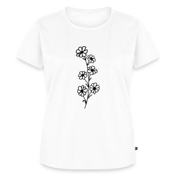flower - Women's Premium Organic T-shirt - white - Front - AI Model Female 172 dark (172cm)