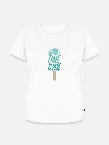 Summer is Here - Frauen Premium Bio T-Shirt - Weiß