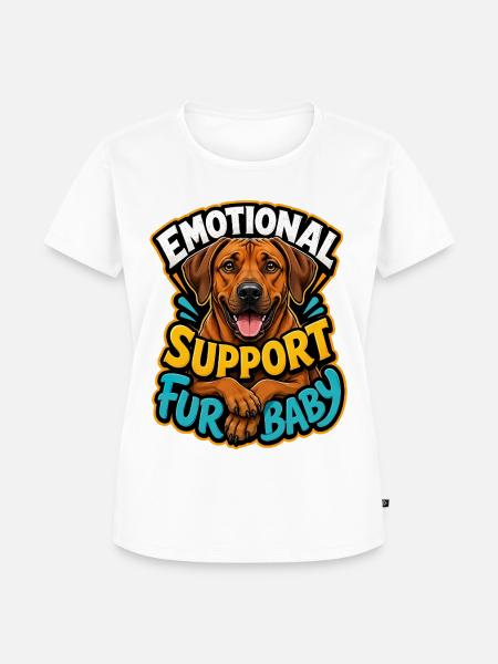 Rhodesian Dog - Frauen Premium Bio T-Shirt - Weiß