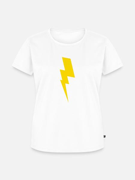 Blitz - Frauen Premium Bio T-Shirt - Weiß