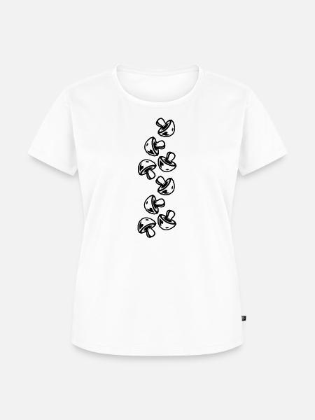 Pilze Design - Frauen Premium Bio T-Shirt - Weiß