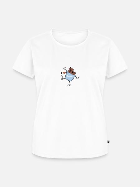 Schoki - Frauen Premium Bio T-Shirt - Weiß