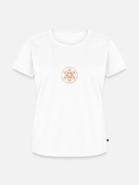 Metatron - Frauen Premium Bio T-Shirt - Weiß
