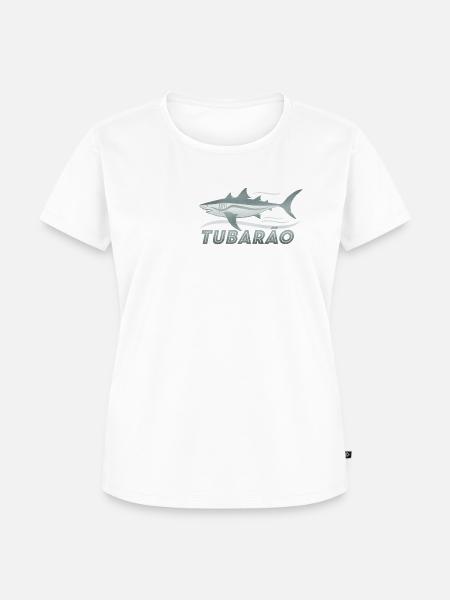 shark attack - Frauen Premium Bio T-Shirt - Weiß