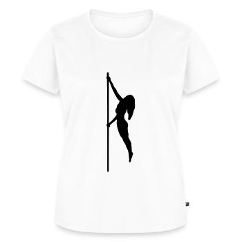 Pole dance - Frauen Premium Bio T-Shirt - Weiß - Vorne - AI Model Female 172 dark (172cm)