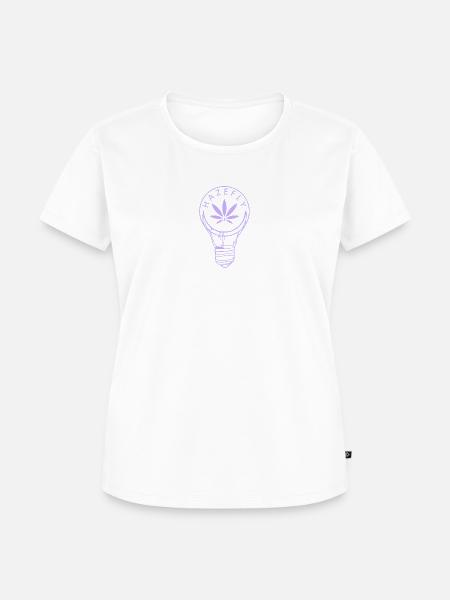 LIGHTBULB CANNABIS GLÜHBIRNE - Frauen Premium Bio T-Shirt - 