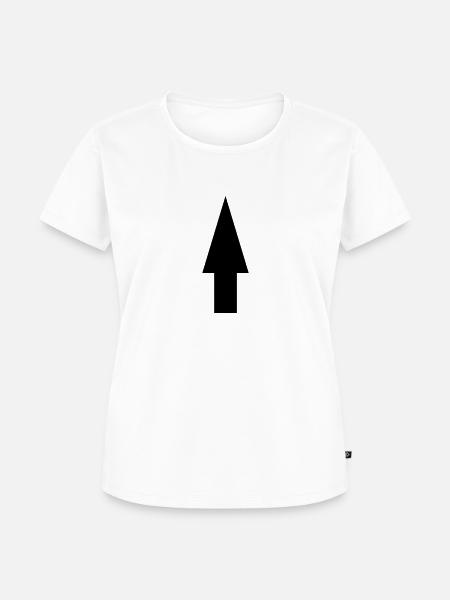 Pfeil - Frauen Premium Bio T-Shirt - Weiß