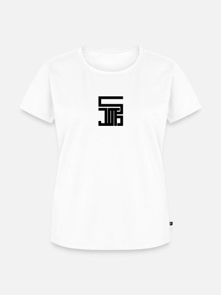 Namenslogo <> Justus - Frauen Premium Bio T-Shirt - Weiß