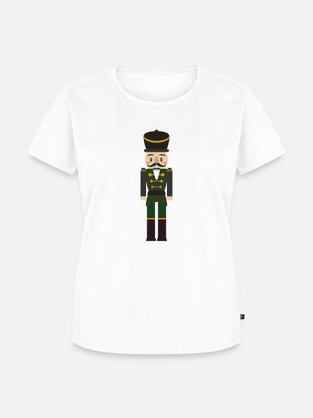 Weihnachtspullover Nussknacker - Frauen Premium Bio T-Shirt - Weiß