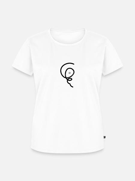 Wirbel - Frauen Premium Bio T-Shirt - Weiß
