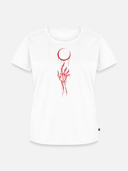 Roter Griff - Frauen Premium Bio T-Shirt - Weiß