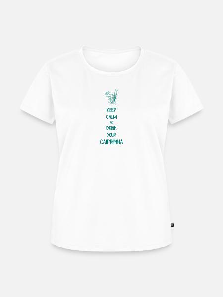 Die Ruhe bewahren - Frauen Premium Bio T-Shirt - Weiß