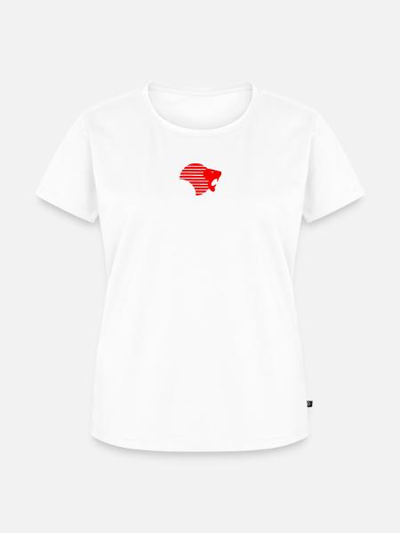 Löwe Premium - Frauen Premium Bio T-Shirt - Weiß