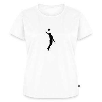 Volleyball - Women's Premium Organic T-shirt - white - Front - AI Model Female 172 dark (172cm)