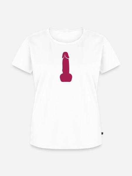 Sex-Mann-Dildo - Frauen Premium Bio T-Shirt - 