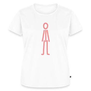 iYpsilon i - Frauen Premium Bio T-Shirt - Weiß - Vorne - AI Model Female 172 dark (172cm)