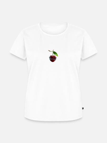 Sweet Cherry - Frauen Premium Bio T-Shirt - Weiß