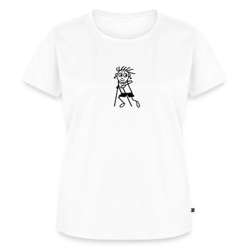 Nordic Walking 2 - Frauen Premium Bio T-Shirt - Weiß - Vorne - AI Model Female 172 dark (172cm)