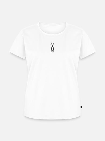 Amsterdam Black Est 1275 - Frauen Premium Bio T-Shirt - Weiß