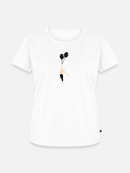 Luftballon - Frauen Premium Bio T-Shirt - Weiß