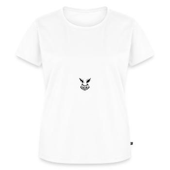Hase Kopf - Frauen Premium Bio T-Shirt - Weiß - Vorne - AI Model Female 172 dark (172cm)