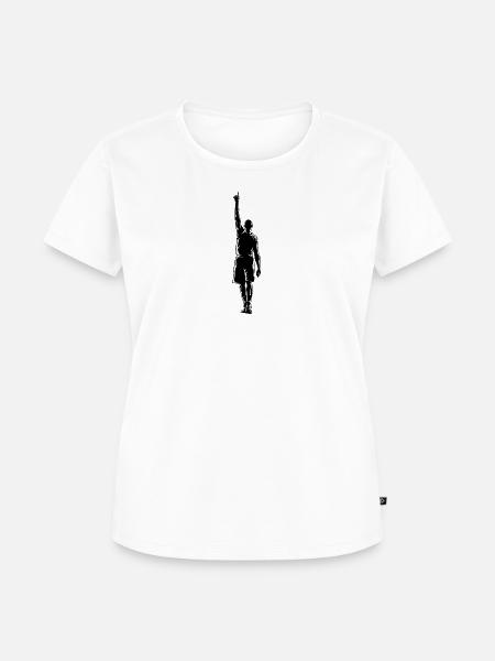 Basketball Legende Silhouette - Frauen Premium Bio T-Shirt - Weiß