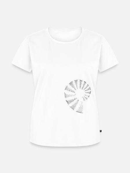 Spirale - Frauen Premium Bio T-Shirt - Weiß