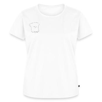 Toasts sucrés - T-shirt Premium bio Femme - blanc - Devant - AI Model Female 172 dark (172cm)