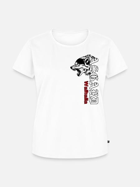 Asgards Wolf - Frauen Premium Bio T-Shirt - Weiß