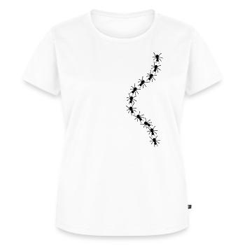 ant street - Women's Premium Organic T-shirt - white - Front - AI Model Female 172 dark (172cm)