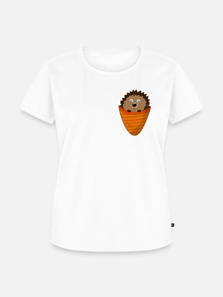 Igel - Frauen Premium Bio T-Shirt - Weiß