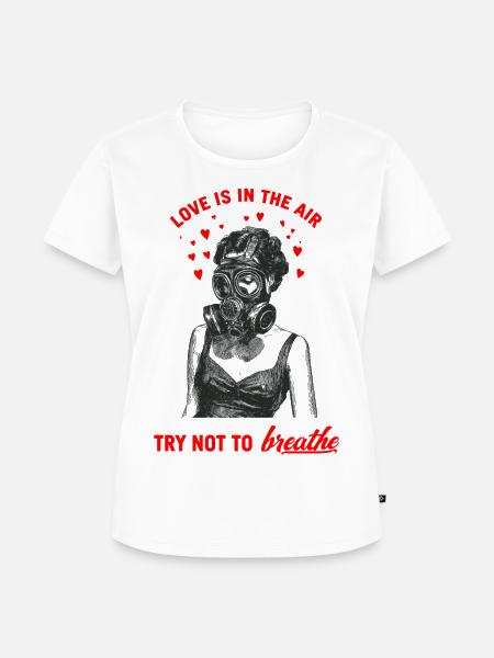 Liebe in der Luft - Frauen Premium Bio T-Shirt - Weiß