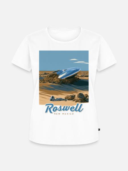 Roswell, New Mexico - Frauen Premium Bio T-Shirt - Weiß
