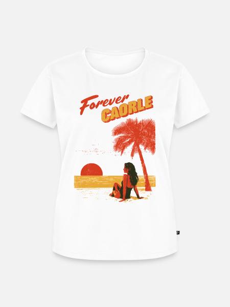 Forever Caorle - Frauen Premium Bio T-Shirt - Weiß