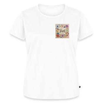 Trust - Women's Premium Organic T-shirt - white - Front - AI Model Female 172 dark (172cm)