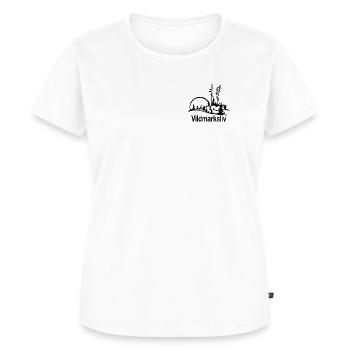 Vie en milieu sauvage - T-shirt Premium bio Femme - blanc - Devant - AI Model Female 172 dark (172cm)