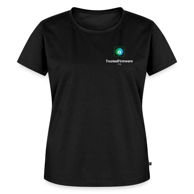 TrustedFirmware Logo vertical white