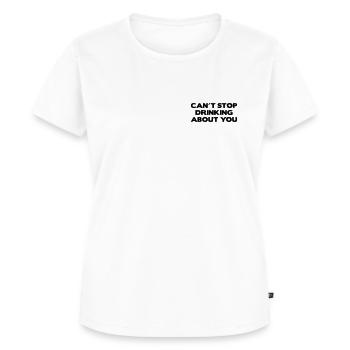 Can´t stop drinking about you - Frauen Premium Bio T-Shirt - Weiß - Vorne - AI Model Female 172 dark (172cm)
