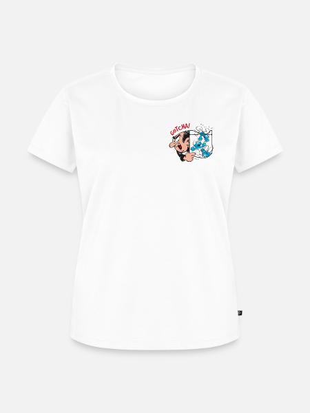Die Schlümpfe Gargamel Gotcha - Frauen Premium Bio T-Shirt - Weiß