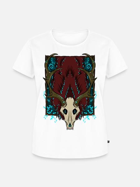 Wendigo - Frauen Premium Bio T-Shirt - Weiß