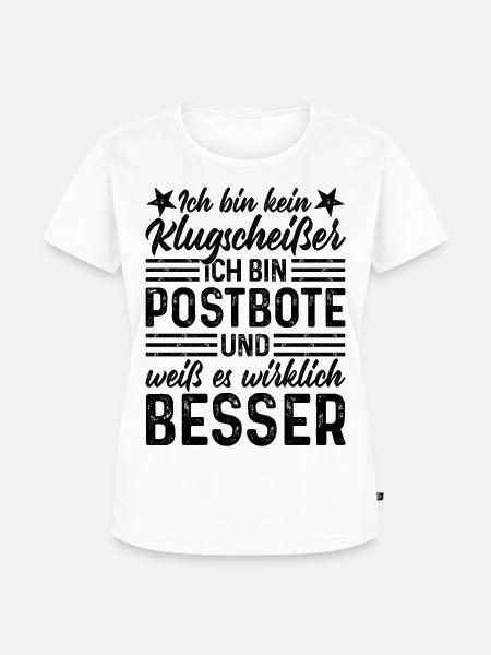 Postbote - Frauen Premium Bio T-Shirt - Weiß