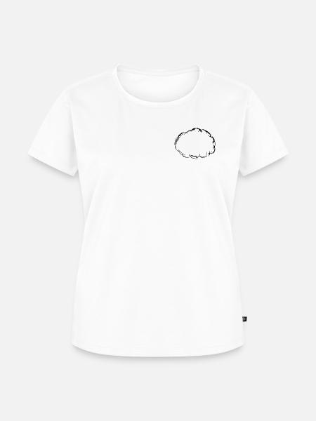 Wolke - Frauen Premium Bio T-Shirt - Weiß
