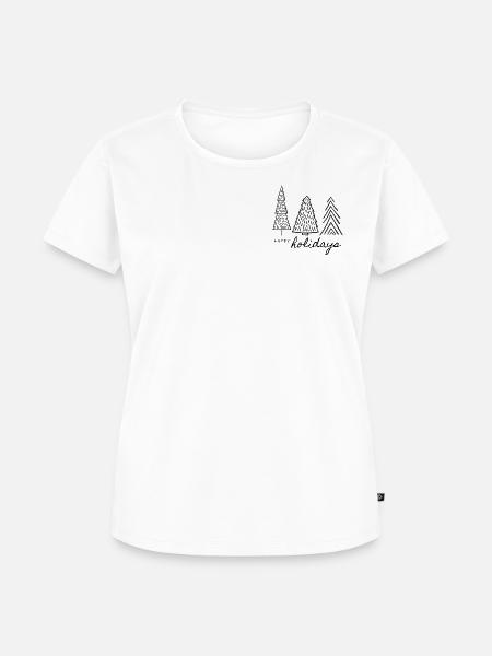 Weihnachten - Tannenbaum - Weihnachtspullover - Frauen Premium Bio T-Shirt - Weiß