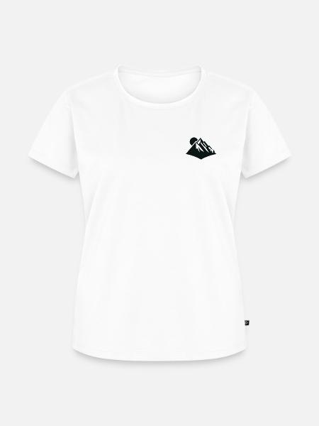 Berg-, Sonne-, Schneedesign - Frauen Premium Bio T-Shirt - Weiß