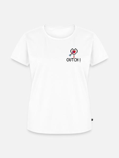 PixelArt Core4 - Frauen Premium Bio T-Shirt - Weiß