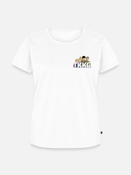 TKKG Logo Mit Der Bande - Frauen Premium Bio T-Shirt - Weiß